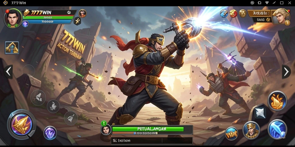 Screenshot gameplay 777WIN menampilkan aksi seru dan grafis menawan.