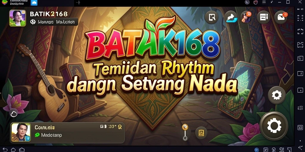 Screenshot gameplay <strong>BATIK168</strong> menunjukkan aksi seru bermain musik.