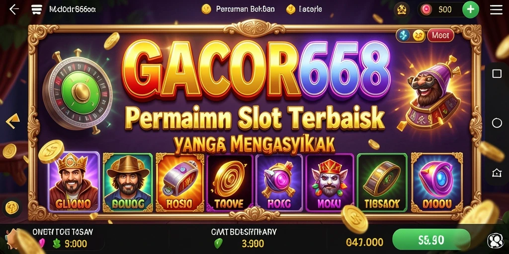 Tampilan menarik dari gameplay Slot GACOR668 yang seru.