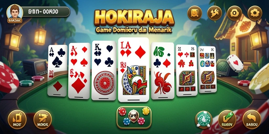 Tampilan gameplay HOKIRAJA yang seru dan interaktif.