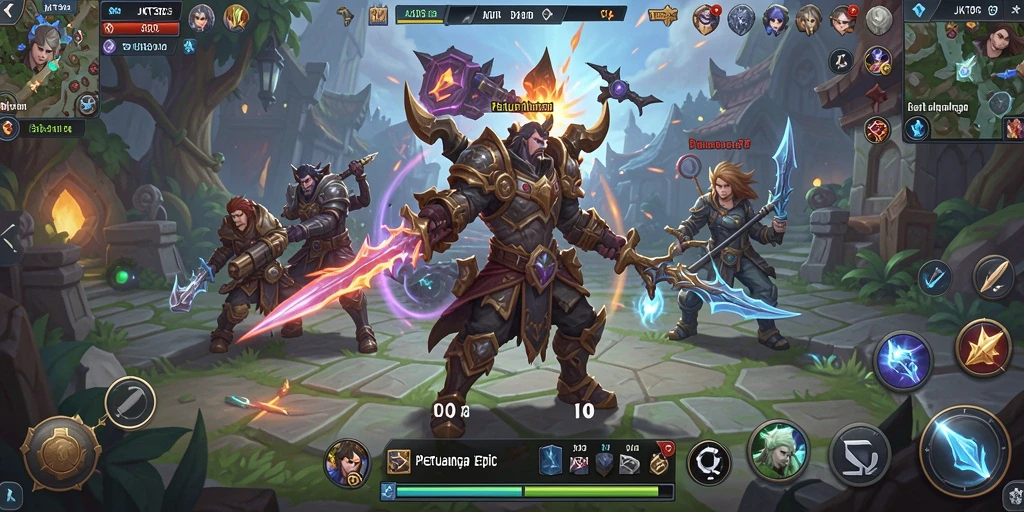 Tampilan gameplay menegangkan dalam dunia fantasi JKT303.