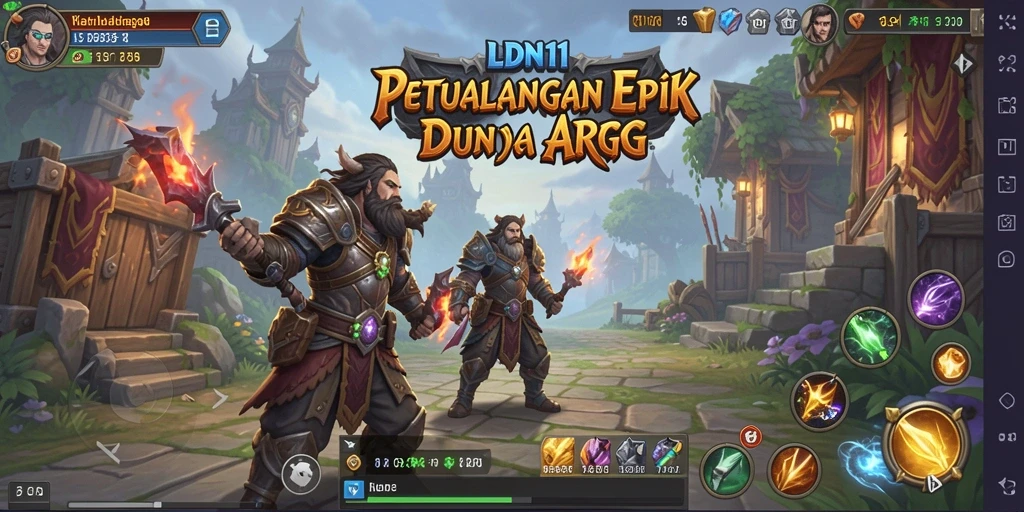 Tampilan gameplay LDN11 yang menakjubkan dalam dunia ARPG.