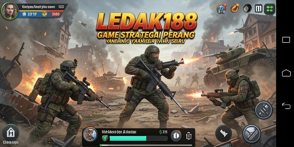 Tampilan gameplay seru dan dinamis dari LEDAK188 yang menarik.