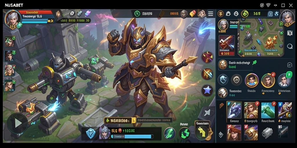 Tampilan menarik dari gameplay NUSABET dalam kategori SLG.