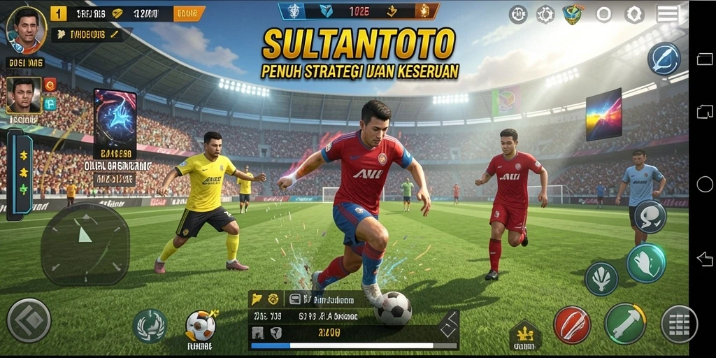 Tampilan gameplay SULTANTOTO yang dinamis dan penuh aksi.