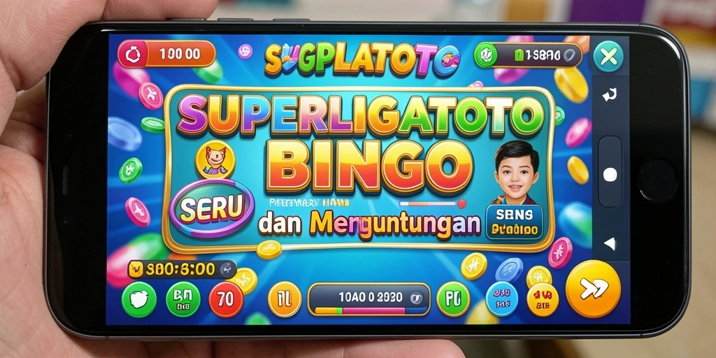 Screenshot gameplay SUPERLIGATOTO menampilkan keseruan dan interaksi pemain dalam permainan Bingo.