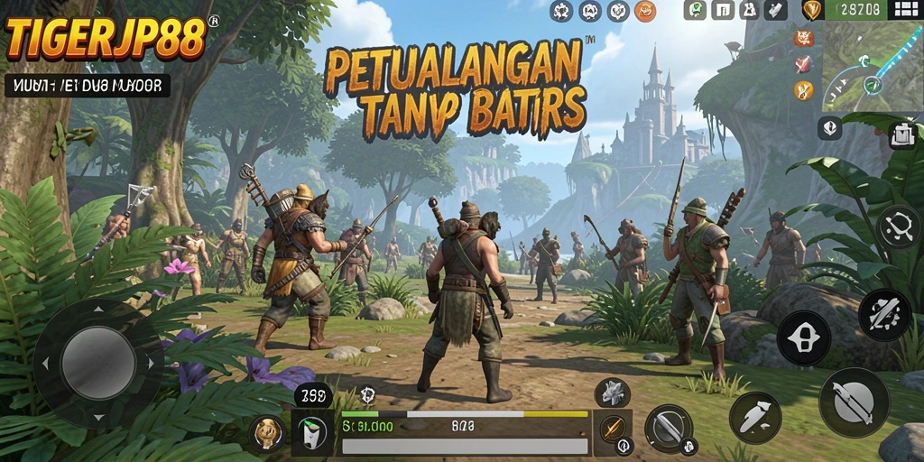 Tampilan utama TIGERJP88 dengan dunia terbuka yang menakjubkan.