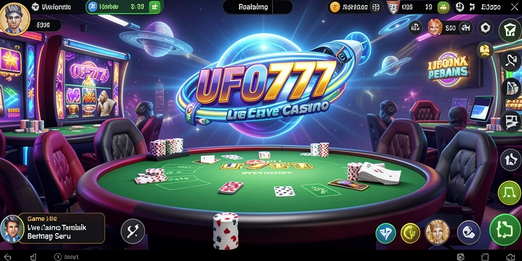 Gameplay Live Casino yang seru di aplikasi UFO777.