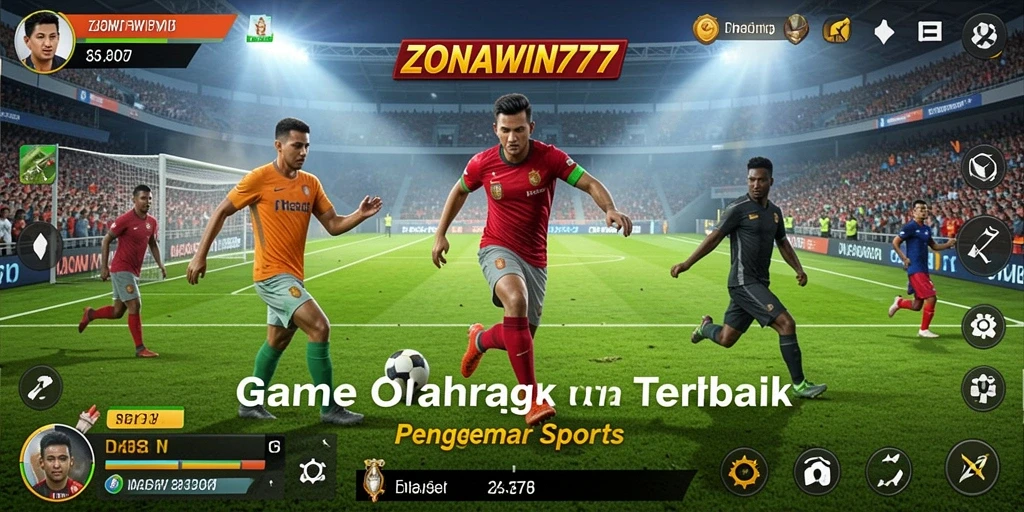 Screenshot gameplay ZONAWIN777 yang menampilkan aksi olahraga seru.